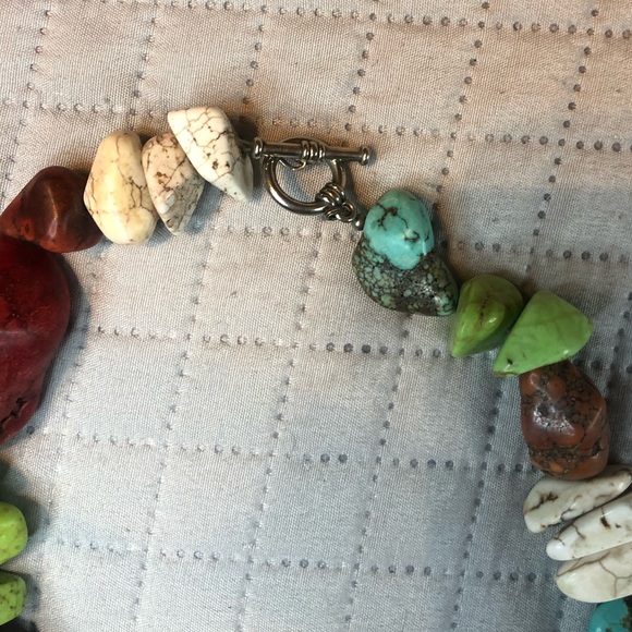 Chunky Stone Necklace - Picture 2 of 2